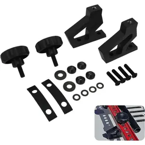 11586.04 High Lift Jack Mounting Bracket, Off-Road Jack Hood Mounting Bracket Kit Compatible with 2007 2008 2009 2010 2011 2012 2013 2014 2015 2016 2017 2018   JK