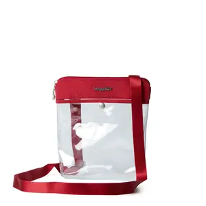 baggallini Women's Clear Pocket Event Compliant Crossbody Festival Bag