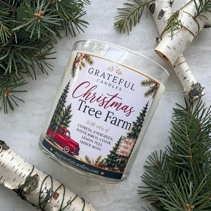 Christmas Tree Farm soy candle