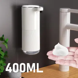Shunmaii Automatic Soap Dispenser – 400ml Touchless Foaming Dispenser with USB Rechargeable Battery