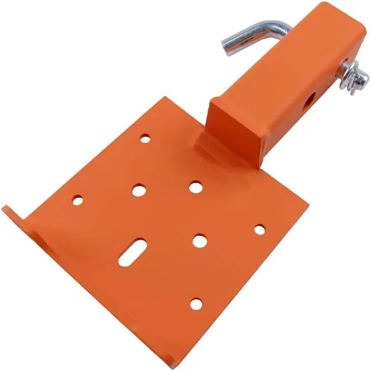 Trailer Hitch Winch Mount Plate 2"" Receiver Hitch Winch Mount Fit for Trailer ATV UTV SUV  Pickup Winch Mount