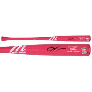 Bryce Harper Philadelphia Phillies Autographed Player-Issued Pink Marucci Bat from the 2025 MLB Season - Fanatics Authentic Certified