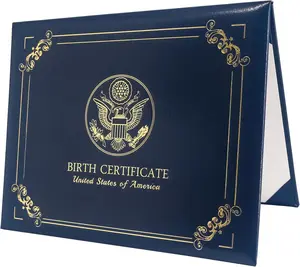 Us Birth Certificate Holder 8.5x11 Birth Certificate Cover Protector with Logo Birth Certificate Birth Gifts