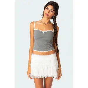 Alara Lace Trim Tank Top