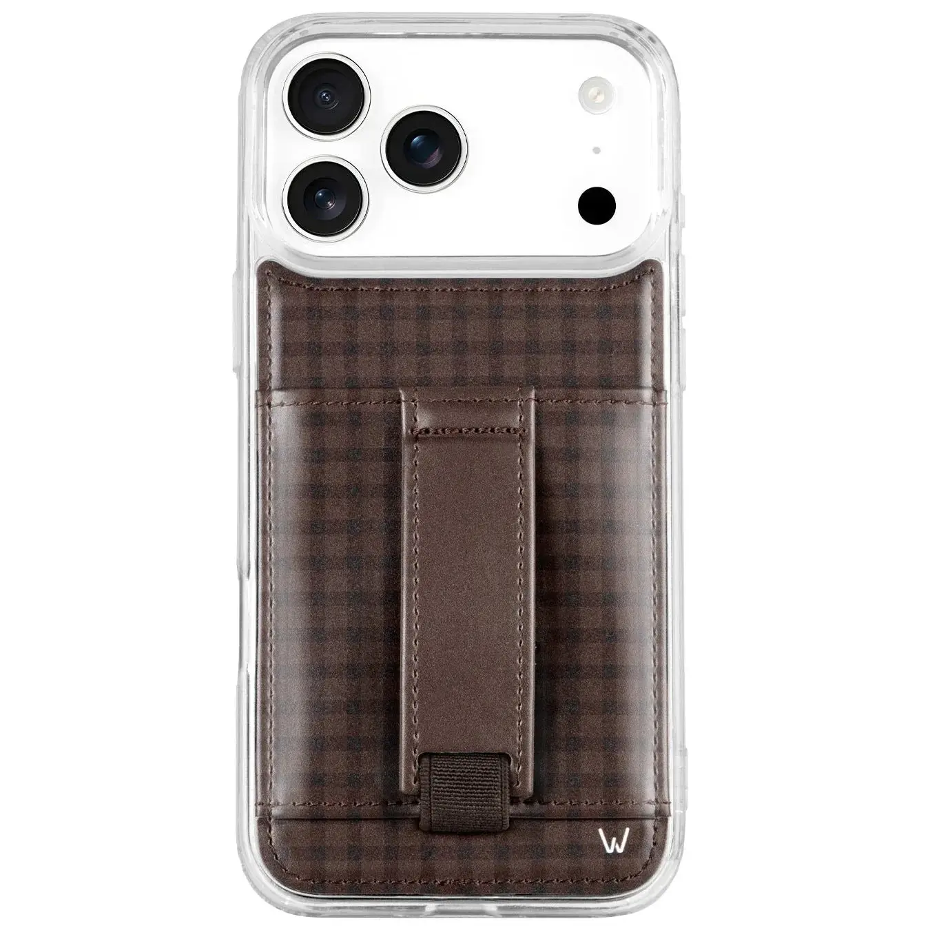 Walli Cases Cafe Gingham Phone Case with Wallet and Finger Strap Walli Cases Cafe Gingham Phone Case with Wallet and Finger Strap