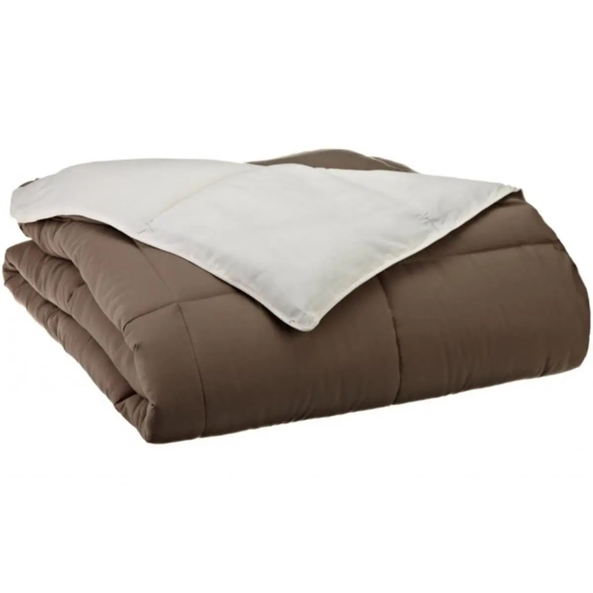 All Season Down Alternative Reversible Comforter Twin/Twin XL-Ivory/Taupe