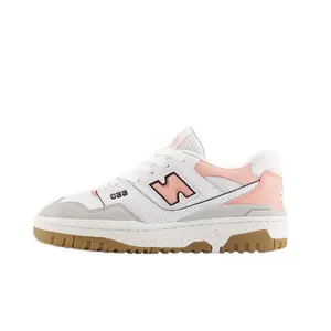New Balance 550 Omega Pink Brighton Grey Youth / Women’s Perfect Daily Comfort Casual Fashion Footwear Walking Lifestyle Sneakers Shoe Girl