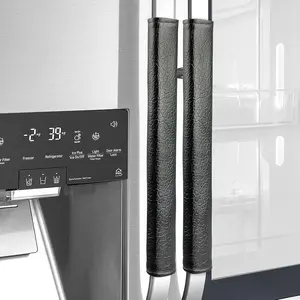 Refrigerator Door Handle Covers,Keep Your Kitchen Appliance Clean from Smudges, Fingertips, Drips, &Food Stains, Perfect for Dishwashers Decoration Set Water Proof