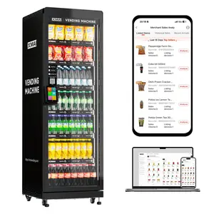 XMAI Pro M520 Smart Combo Vending Machine for Business - 99% AI-Powered Recognition Accuracy Vending Machine for Sale Card Reader & App Control Refrigerated Commercial Snacks and Drinks Combo with Credit Card & NFC Payment