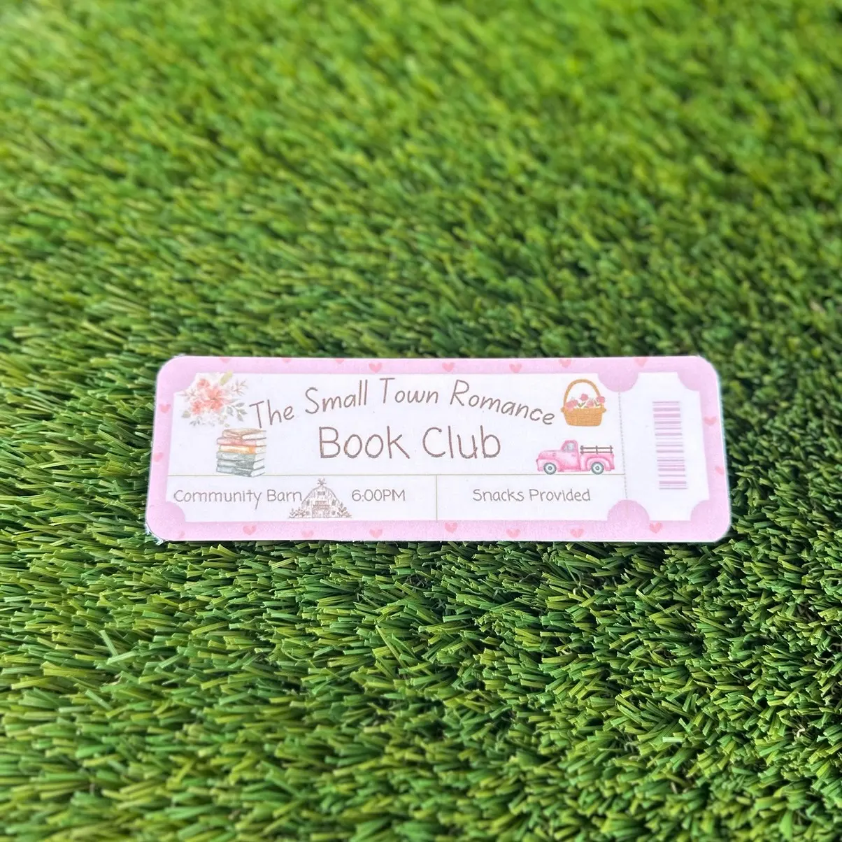Small Town Romance Bookmark