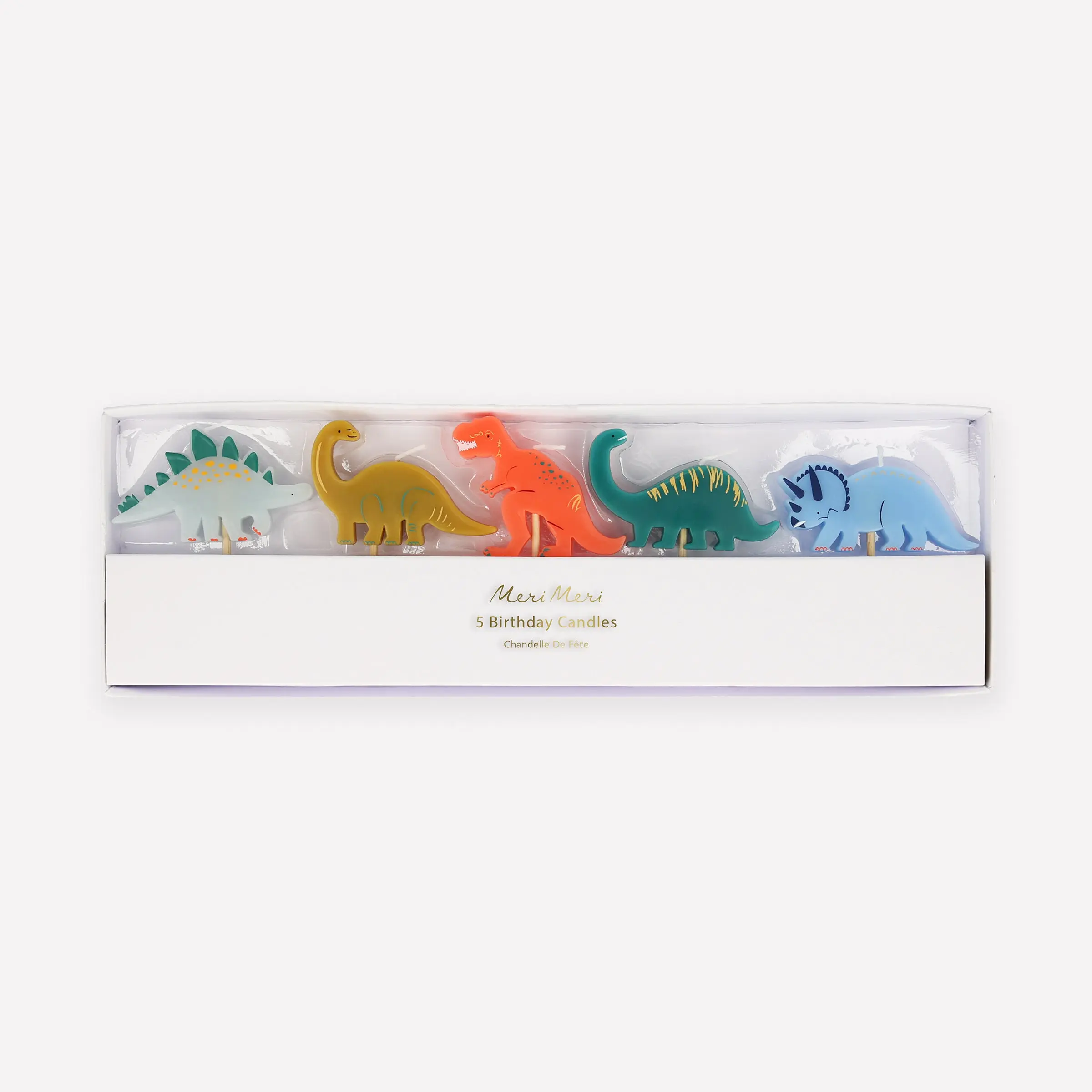 Dinosaur Birthday Candles (x 5)