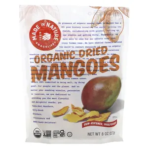 Made in Nature Organic Dried Mangoes, Sun-Ripened, Unsulfured, 8 oz (227 g)