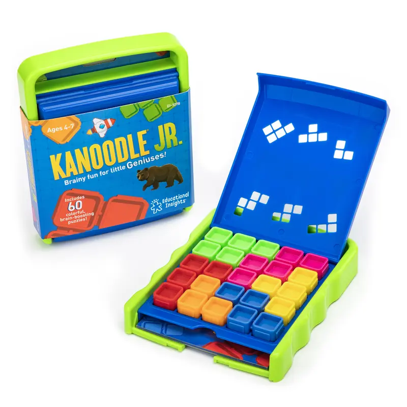 Educational Insights Kanoodle Jr. - 60 Puzzles in Each Game, Ages 4+
