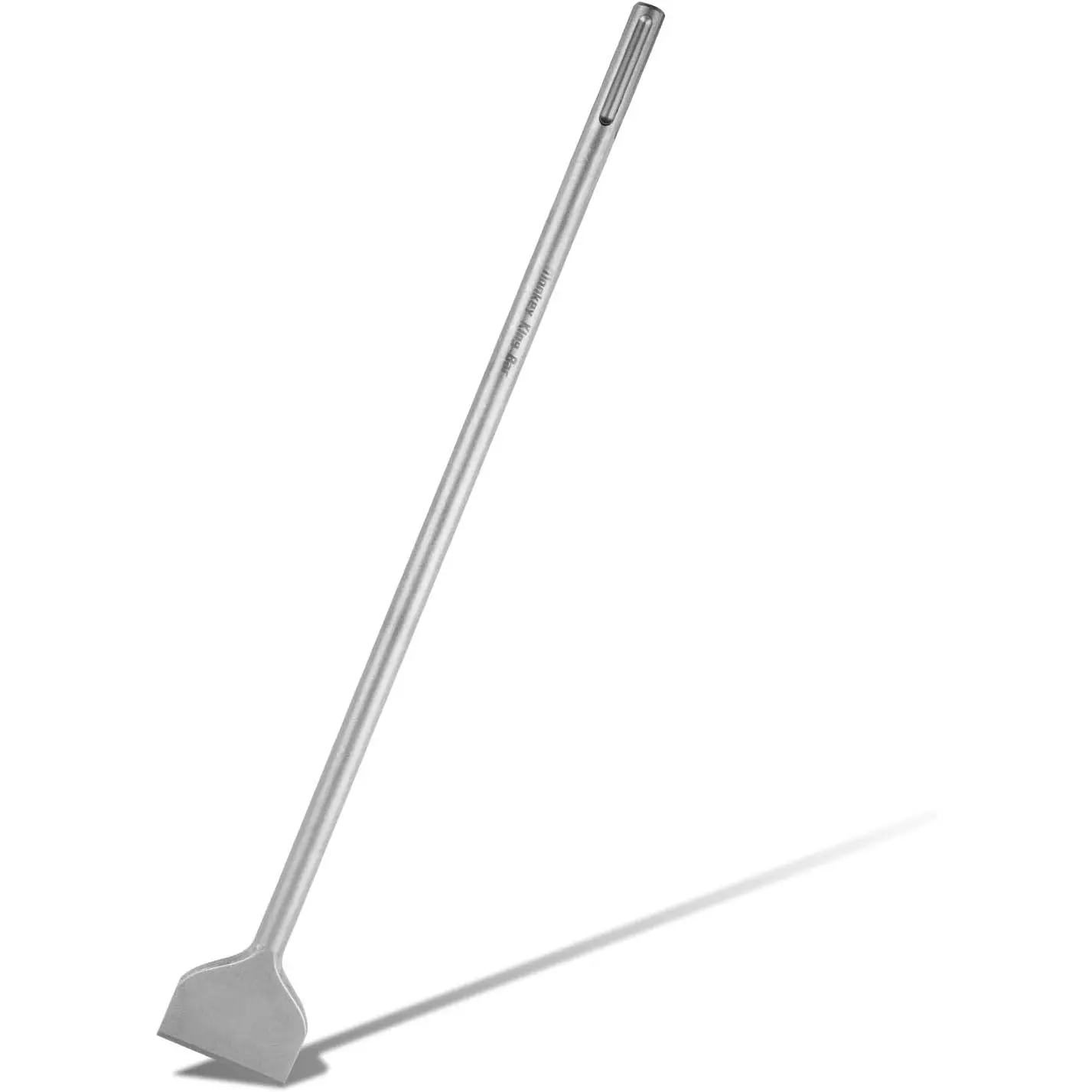 SDS Max Flat Chisel - 24in Long Handle, Leverage Design, Heat-Treated Steel, Abrasion-Resistant Coating, Demolition Hammer Accessory for Concrete Breaking, Masonry, Tile (600*75MM), 24 Inches
