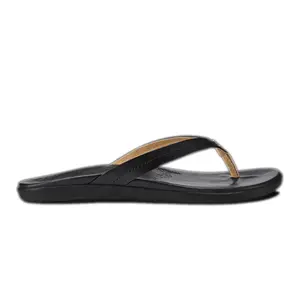 Olukai Womens Honu Black/Black Sandal