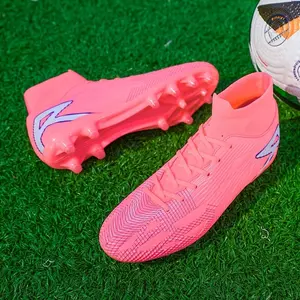 Professional Soccer Shoes Men Women with Long Studs, Designed Training And Matches, Stylish Footwear Specifically Green Fields.