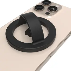 Magnetic Phone Grip Holder 360 Rotating Finger Ring Stand with Strong Magnet for MagSafe Case iPhone 17 16 15 Android Cellphone