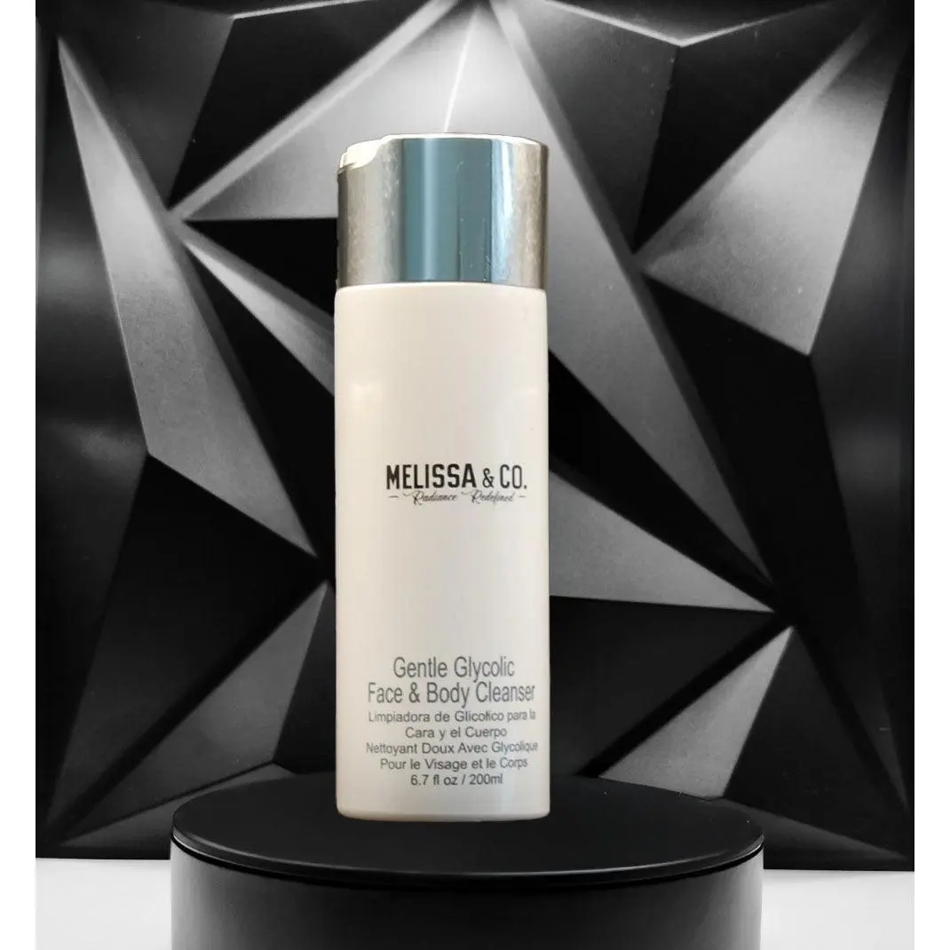 Gentle Glycolic Face and Body Cleanser - Gentle Cleansing Formula for Facial and Body Care - Flower