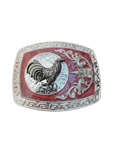 Western Style Rooster Buckle Hebilla Vaquera Gallo