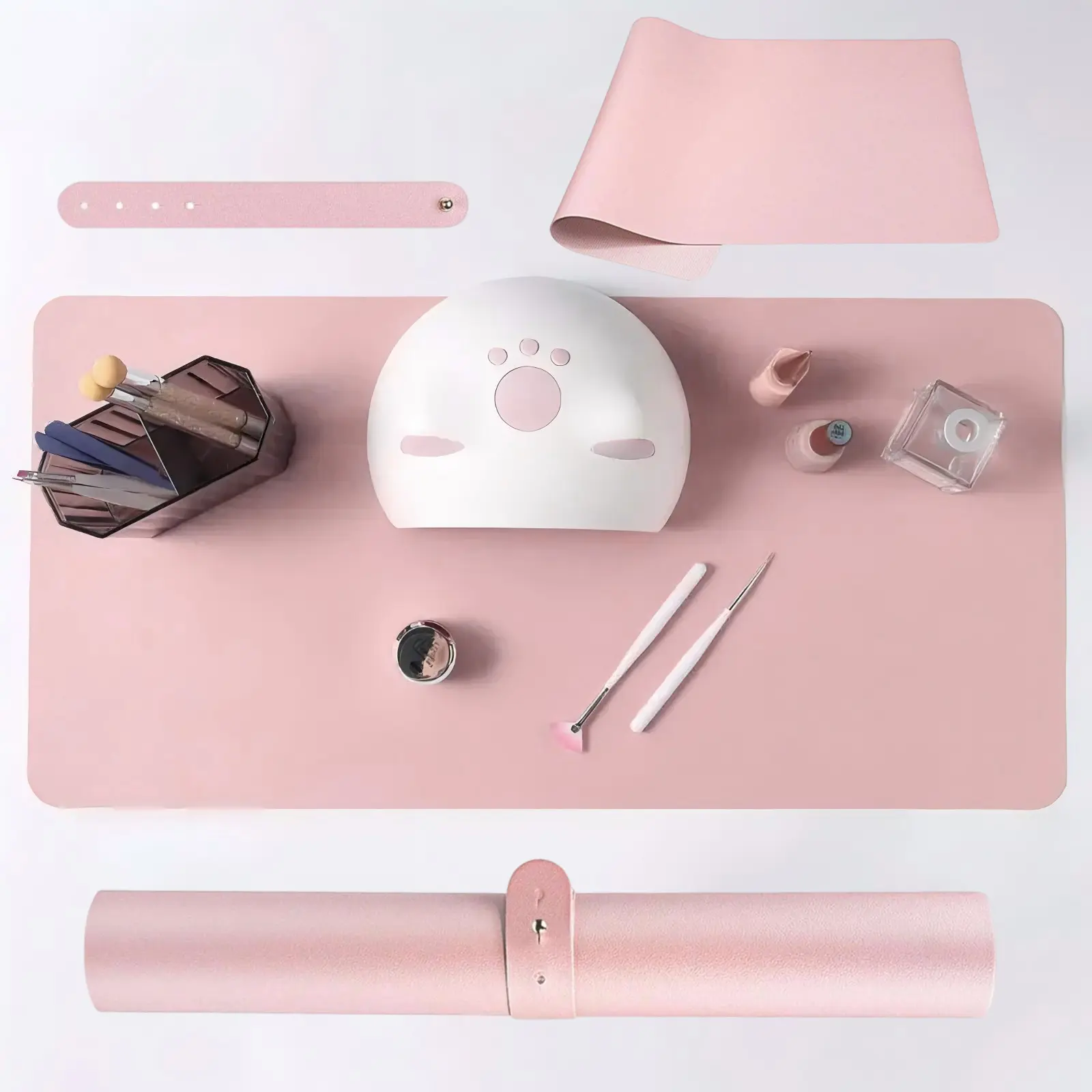 Softest Foldable Nail Table Pad - Microfiber PU Leather Arm Rest for Manicure! Comfortable Nail Pillow, Non-Slip & Easy to Store. Relieves Arm Stress, Perfect for Salon/Home Nail Art Sessions. Must-Have Nail Supplies for Every Nail Enthusiast tiktokshopsp