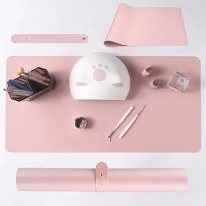 Softest Foldable Nail Table Pad - Microfiber PU Leather Arm Rest for Manicure! Comfortable Nail Pillow, Non-Slip & Easy to Store. Relieves Arm Stress, Perfect for Salon/Home Nail Art Sessions. Must-Have Nail Supplies for Every Nail Enthusiast