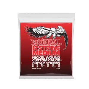 Ernie Ball Medium 12-String Nickel Wound Electric Guitar Strings - 11-52 Gauge