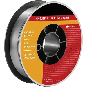 Flux Core Welding Wire .030, E71T-GS 030" -Diameter Flux Core Mig Wire,10-Pound  ABS Plastic Spool with Low Splatter Welding Wire