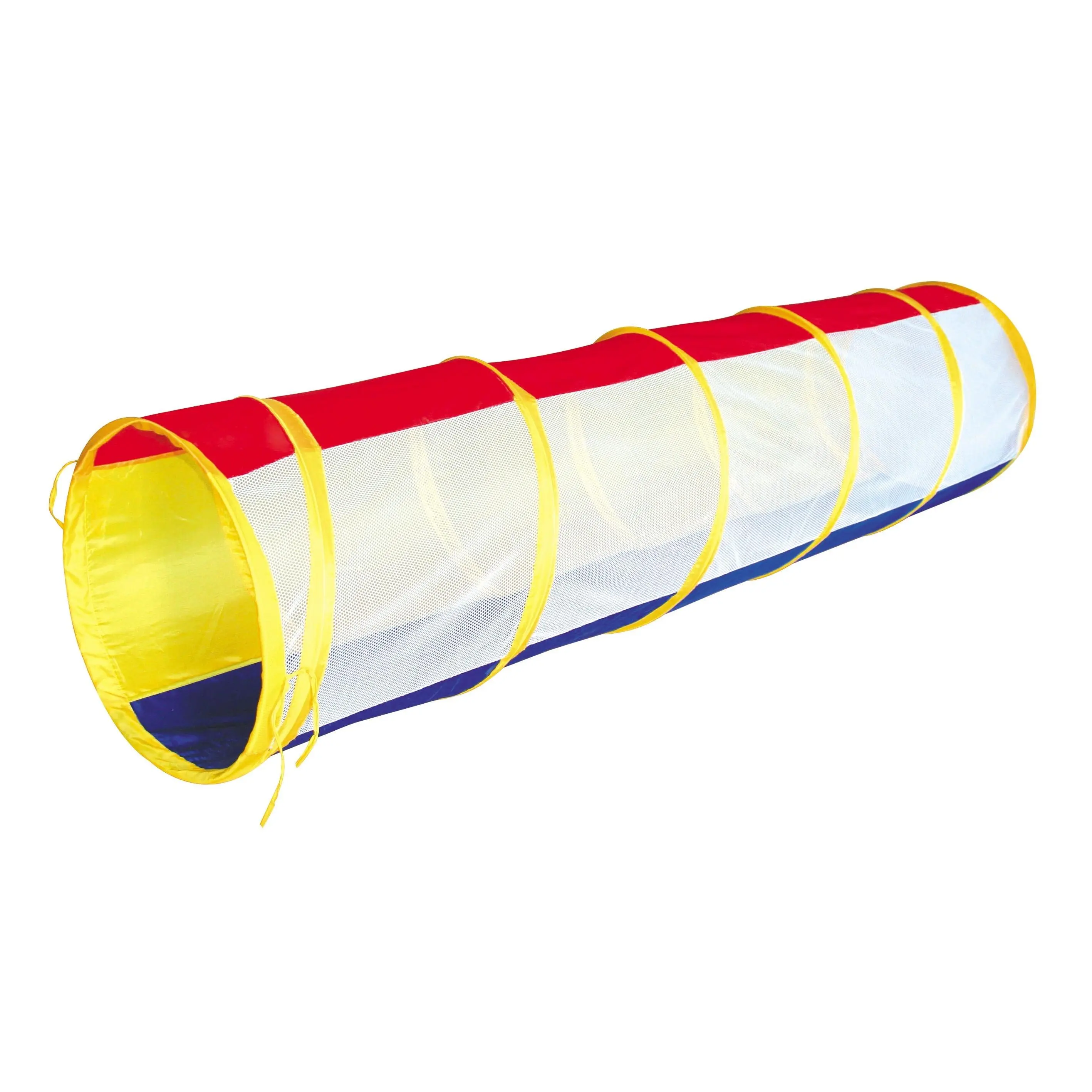 Peek-a-Boo Rainbow Play Tunnel I-See-U Kids Mesh Tent 6-ft Pop-up Toy Tube