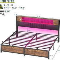 King Size Rustic Brown