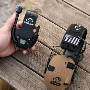 Headset Walkie-Talkie Essential for Shooting/hunting, Vox Voice Control, 3-Mile Range, Wind-Resistant Mic, Efficient Team Coordination