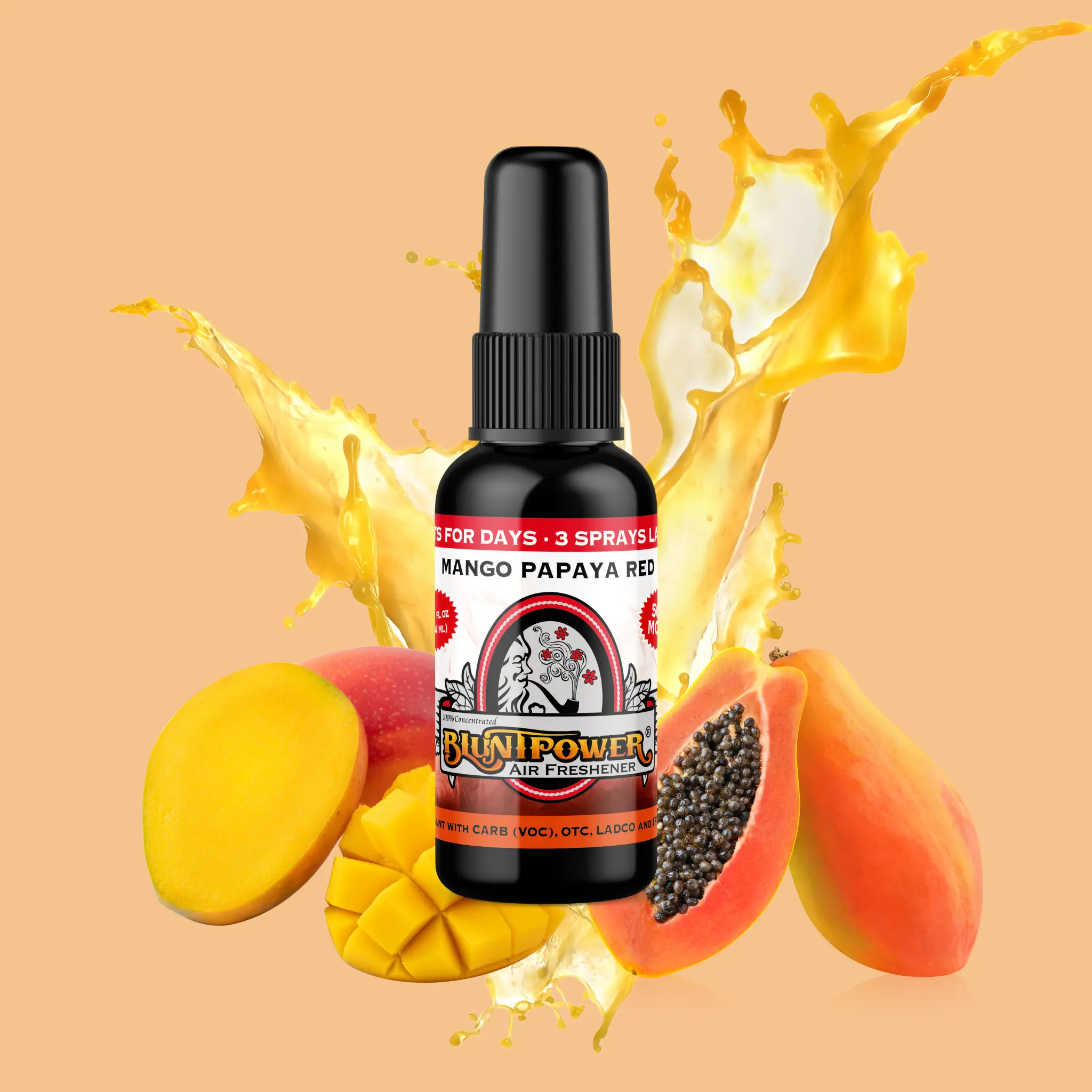 Mango Papaya Red Air Freshener Spray Mango Papaya Red Air Freshener Spray