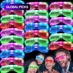 LED Light Up Glasses, 10/50pcs/set Flashing Glasses, Party Eyewear for Party, Festival, Concert, Wedding, Birthday, Party Supplies, Party Event Props, Party Favor, Masks #GLOBAL PICKS