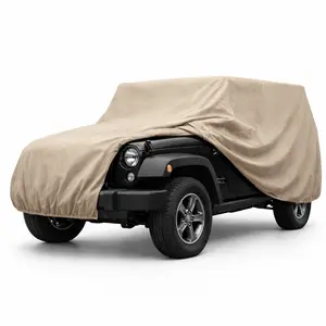 Jeep Cover for 1976–2006 – Water Resistant Taupe