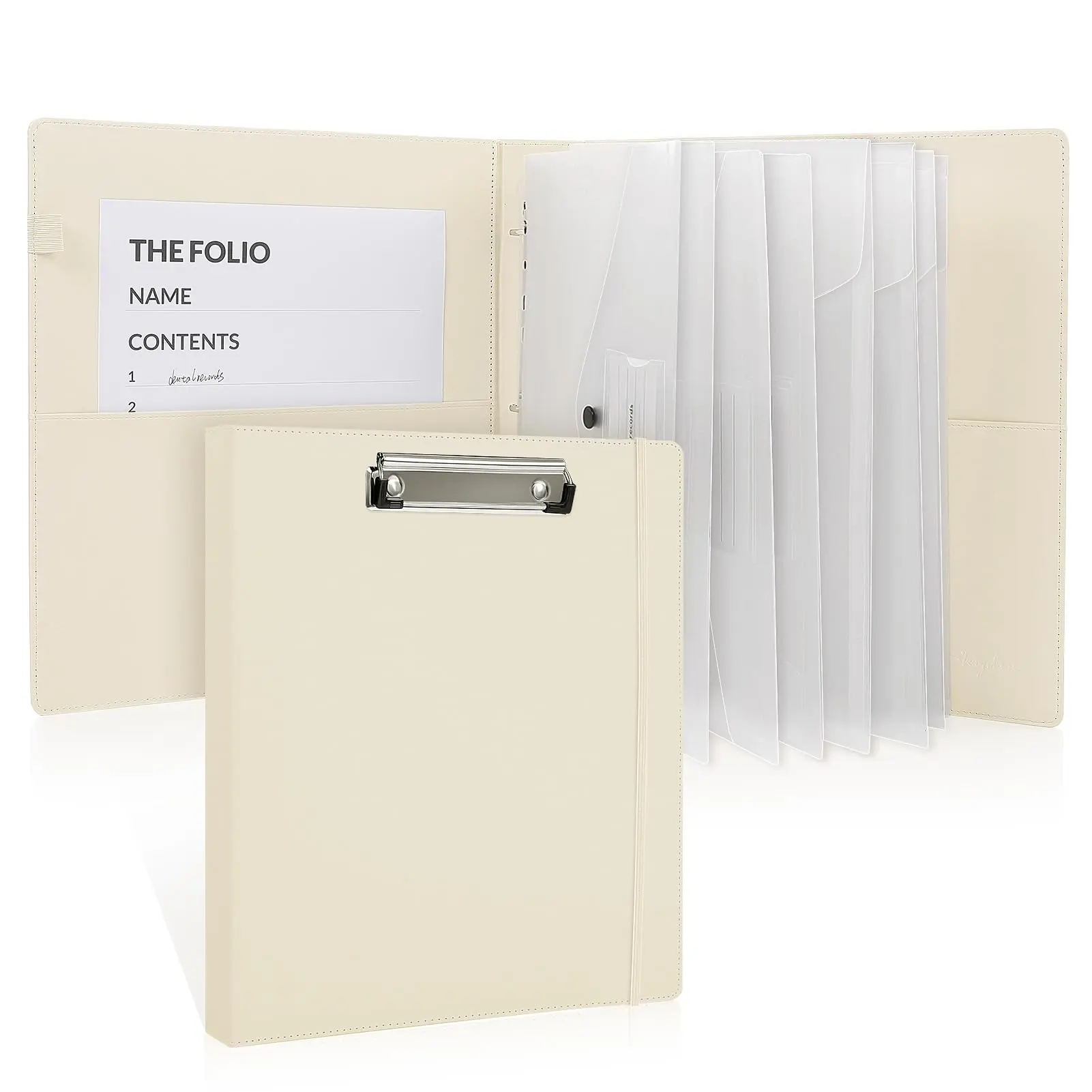 Document Organizer Folio - Emergency/certificate/birth Binder For Home  Office And School