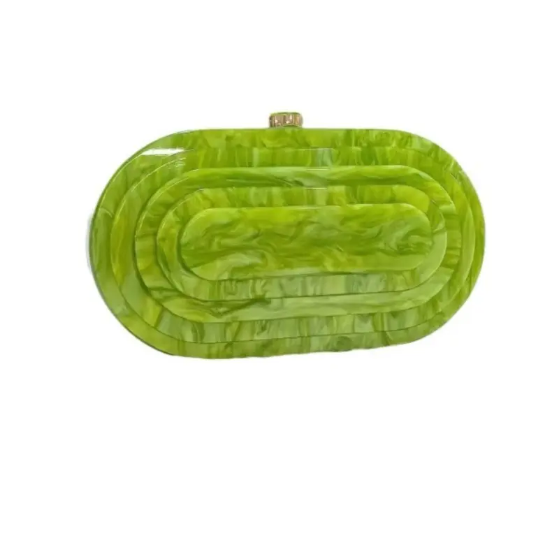 Stylish Acrylic Design Clutch Bag with Elegant Handle and Sleek Finish for Everyday Use