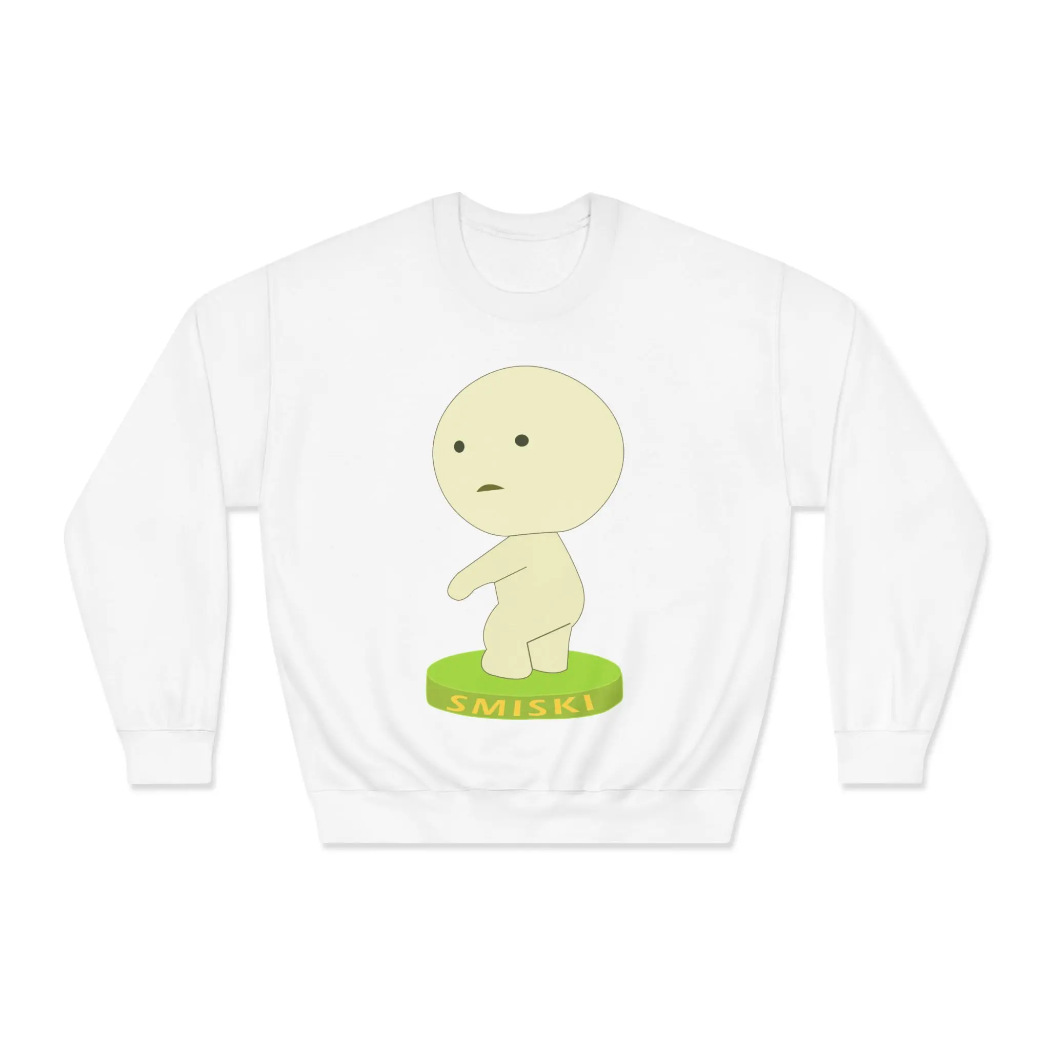 Crewneck Sweatshirt - Cute smiski Design, Cozy Jumper, Unique Pullover, Funny Graphic Sweater, Gift for Him or Her