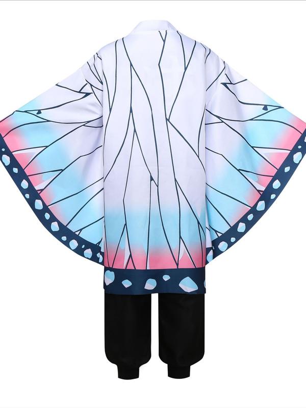 Kochou Shinobu Cosplay Costume for Adults, Demon Slayer Role Play, Halloween Carnival Clothing, Slim-Fitting Geometric Pattern Kochou Shinobu Cosplay Costume for Adults, Demon Slayer Role Play, Halloween Carnival Clothing, Slim-Fitting Geometric Pattern