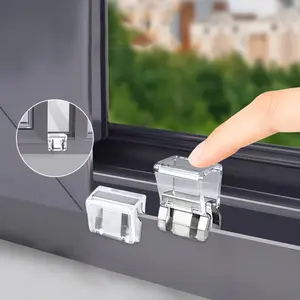 10-Piece heavy-duty sliding window lock, screen fixing clip, window rail fixing safety clip, screen window and door safety plug