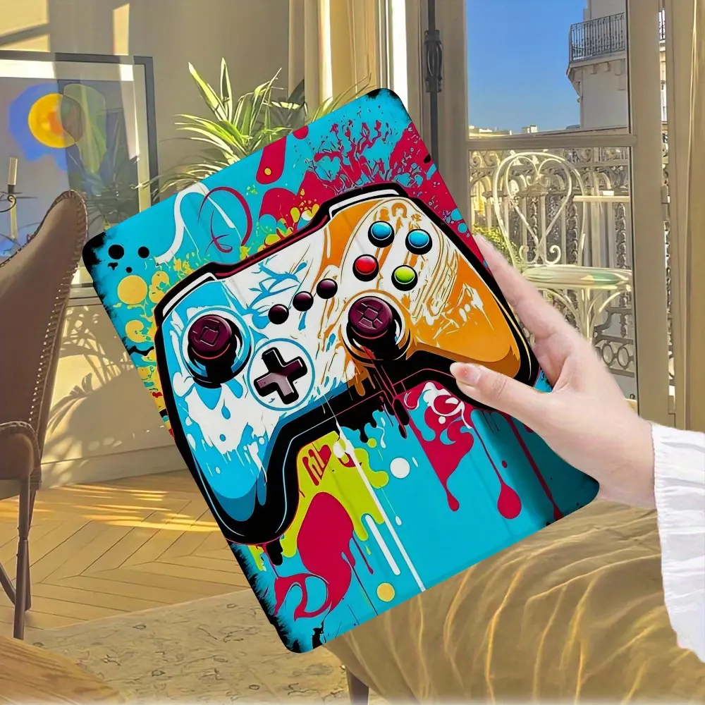 Tablet Protective Cover with Accessories - Gamepad Case, Integrated Pen Holder for iPad 9.7in, 10.2in, 10.9in, 12.9in, Pro 11in, 10th Gen