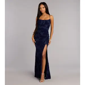 Mandy Strappy Tie-Back Mermaid Formal Dress