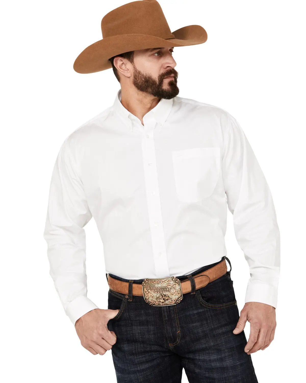 Cinch Men's Men'S Solid Long Sleeve Button-Down Western Shirt - Mt10320020