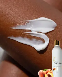 Silk Peach Glow Body Milk 250g - Moisturizing Formula with Shea Butter, Licorice Root, Sunflower Oil & Jojoba Seed Oil for Hydrated, Glowing Skin