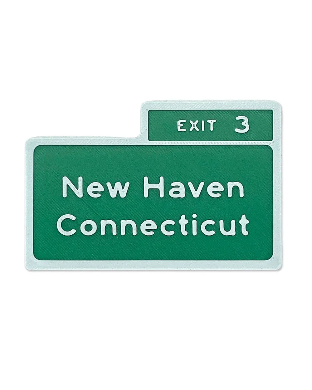 New Haven Connecticut Exit Sign Magnet