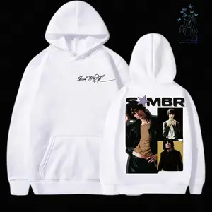 Sombr The Late Nights & Young Romance Tour 2026 Graphic Hoodie Casual Fleece Fabric Pullover Hooded Sweatshirt Tops Trendy for Women for Men