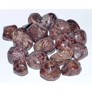 Garnet Tumbled Stones 1 lb — Bulk Root Chakra &amp; Vitality Crystals