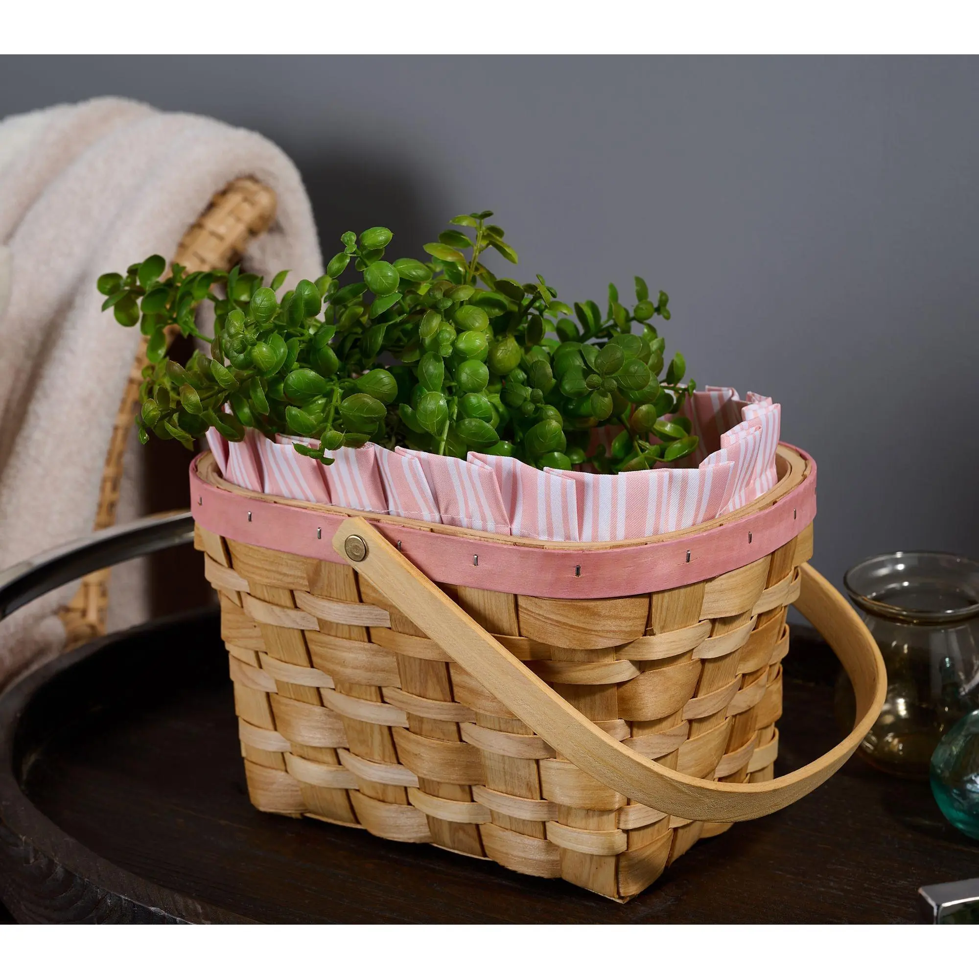 Cozy Cottage by Liz Marie Woodchip Basket Cozy Cottage by Liz Marie Woodchip Basket