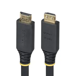 Startech HDMI2-CABLE-GRIP-50F 50 ft. Active High Speed HDMI Cable with Gripping Connectors, Black