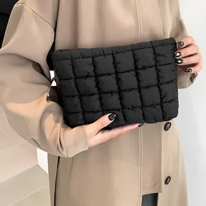 Large Capacity Travel Toiletry & Makeup Organizer Bag - Lightweight Case with Zipper Closure White Handheld Purse for Daily Essentials Skincare Storage Medicines Outdoor & On-the-go Organization