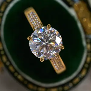 【#M204】 (Lucy) 925 Sterling Silver Synthetic Moissanite rings