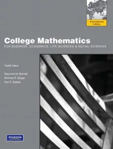 USED-College Mathematics for Business, Economics, Life Sciences and Social Sciences: International Edition by Raymond A. Barnett (Paperback)